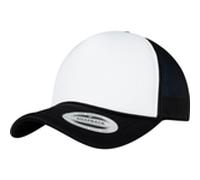 Flexfit Trucker Cap Curved Visor Foam – Frauen – Verstellbar – Schwarz