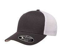 Flexfit Herren 110 Mesh Trucker-Mütze, Anthrazit/Weiß, Einheitsgröße