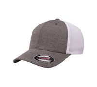 Flexfit Herren 110 Mesh Trucker Hat, Dunkelmeliert/Weiß, Einheitsgröße