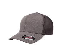 Flexfit Herren Melange Trucker Cap Hut, Dark Heather/Charcoal, Einheitsgröße