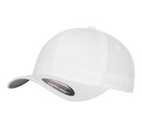 Flexfit Herren Athletic Baseball Fitted Cap Weiß, Weiss/opulenter Garten, XL/XXL