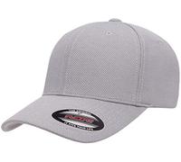 Flexfit Herren Cool & Dry Piqué-Mesh Hut, Silber, Einheitsgröße