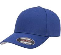 Flexfit Herren Cotton Twill Fitted Cap Baseballkappe, Blau, S/M