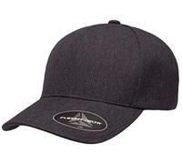 Flexfit Herren Delta Seamless Carbon Cap Kappe, Melange Charcoal, L-XL
