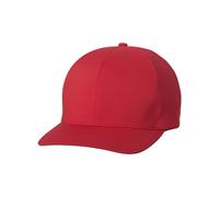 Flexfit Herren Flexfit Delta Seamless Carbon Cap, Rot/Ausflug, einfarbig (Getaway Solids), L/XL