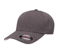 Flexfit Herren Heatherlight Cap Verschluss, Melange Dunkelgrau, L/XL
