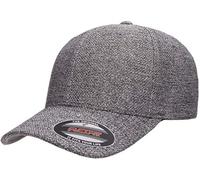 Flexfit Herren Melange Fitted Baseballkappe, Dunkles Erika, S-M