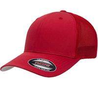 Flexfit Herren Mesh Fitted Trucker-Mütze, Schwarz, Einheitsgröße