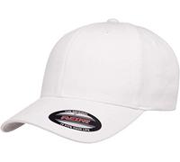 Flexfit Herren Cotton Twill Fitted Cap Baseballkappe, Weiss/opulenter Garten, L/XL