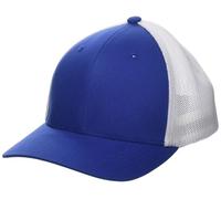 Flexfit Herren Taillierte zweifarbige Mütze Trucker Hat, Royal/Weiß, Einheitsgröße