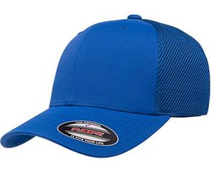 Flexfit Herren Ultrafiber Airmesh Fitted Cap Hut, königsblau, L/XL