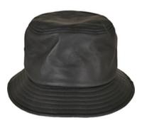 Flexfit Imitation Leather Bucket Hat black