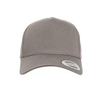 Flexfit 5-Panel Curved Classic Snapback Cap grey