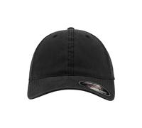 Flexfit Kappe Garment Washed Cotton Dad Hat, Black, S/M, 6997
