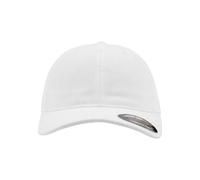 Flexfit Garment Washed Cotton Dat Flexfitted Cap in Gr. L/XL in Weiß