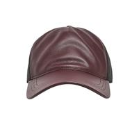 Flexfit Trucker-Kappe 6606LT – Synthetisches Leder – Rot – Einheitsgröße