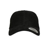 Flexfit Urban Classics Low Profile Corduroy Dad Snapback Cap in Gr. ADJUSTABLE in Schwarz