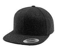 Flexfit Melton Wool Snapback Grau ONE SIZE