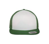 moderne Flexfit Unisex Cap Mesh 205 g/m² Grün/Weiß