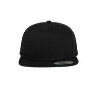 Flexfit Classic 5 Panel Snapback Cap black