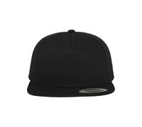 Flexfit Classic 5 Panel Snapback Cap black