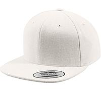 FX6689M FLEXFIT Melton Wool Snapback Cap White One Size