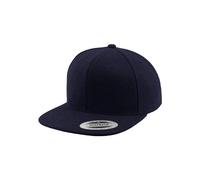 Flexfit Snapback-Cap FX6689M – Melton-Wolle – Weiß Einheitsgröße