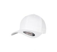 Flexfit Organic Cotton Cap Basecap Kappe Mütze Bio-Baumwolle Yupoong 6Panel Full 6277OC Weiß
