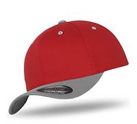 Flexfit Original Basecap Baseball Cap Kappe Red Grey -L/XL