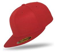 Flexfit Original Premium 210 Fitted Cap Kappe im Bundle mit UD Skull Bandana in vielen Farben