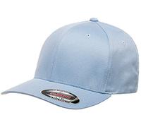 Flexfit Herren Wooly Combed Twill Fitted Baseball Cap, Blau (Carolina Blue), L/XL