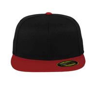 Flexfit - "Premium 210" Baseball-Mütze (Schwarz/Rot)