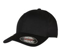 Flexfit Baseballkappe Recyceltes Polyester Unisex Schwarz Gr. S/M