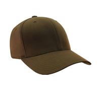 Flexfit Taillierte Kappe aus Baumwoll-Twill, braun, XX-Large / 7 3/8-8