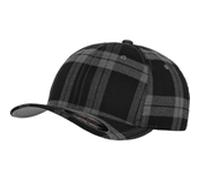 Flexfit® Tartan Plaid black/grey S/M