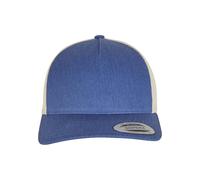 Flexfit 5-Panel Retro Trucker 2-Tone Cap - Blue/Beige - OneSize