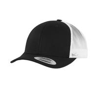 Flexfit - Trucker Cap für Herren/Damen Unisex (Schwarz/Weiß) Einheitsgröße