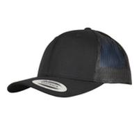 Flexfit Trucker Recycled Polyester Fabric Cap Frauen in Gr. ONE_SIZE in Schwarz