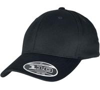 Flexfit Unisex 110 Curved Visor Snapback Baseballkappe, Black, one Size