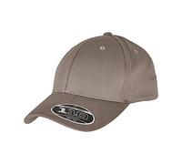 Flexfit Unisex 110 Curved Visor Snapback Baseballkappe, Grey, one Size