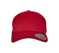 Flexfit Unisex 110 Curved Visor Snapback Baseballkappe, red, one Size