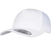 Flexfit 5-Panel Retro Trucker Cap white
