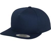 Flexfit Classic 5 Panel Snapback Cap navy