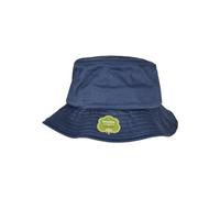 Flexfit Yupoong Unisex Organic Cotton Bucket Hat, Navy, one Size