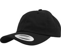 Flexfit Unisex 6245CM-Low Profile Cotton Twill Kappe, Schwarz,Einheitsgröße