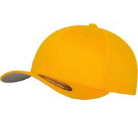 FLEXFIT Unisex 6-Panel Flexfit Wooly Combed Kappe Klassische Cap 6277 gold XXL