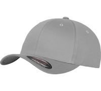 Flexfit Baseballkappe Wooly Combed – Unisex – Silber – 2XL