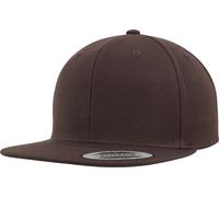 Flexfit Kappe Classic Snapback, Unisex, Kinder, Einheitsgröße, Braun