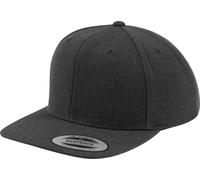 Flexfit Snapback-Kappe Classic 6089M – 6-Panel, flache Krempe, Einheitsgröße – Darkgrey/Darkgrey