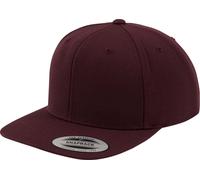FLEXFIT Unisex 6-Panel Snapback Kappe Flache Cap 6089M maroon/maroon one size